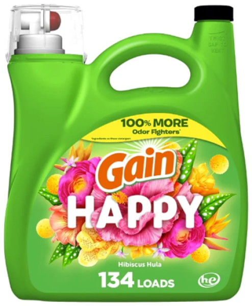 GAIN Happy Detergent 'Hibiscus Hula' Flüssigwaschmittel 5730 ml